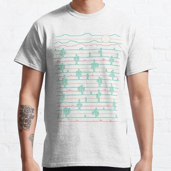 Saguaro Sunrise Tasarım Baskılı Tişört (bol kalıp t-shirt)