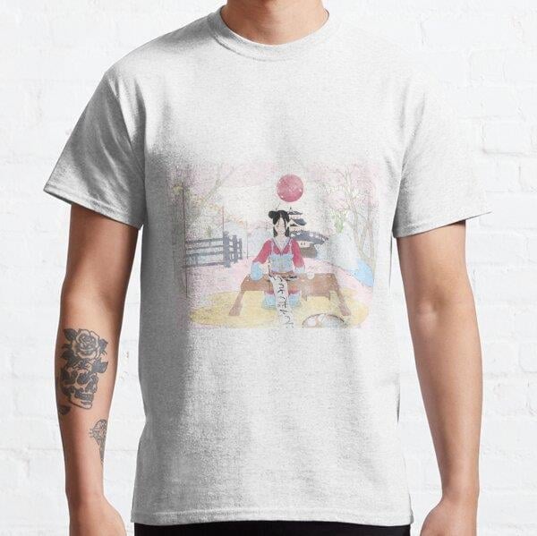 Sakuras Tree Tasarım Baskılı T-Shirt (bol kalıp tişört)