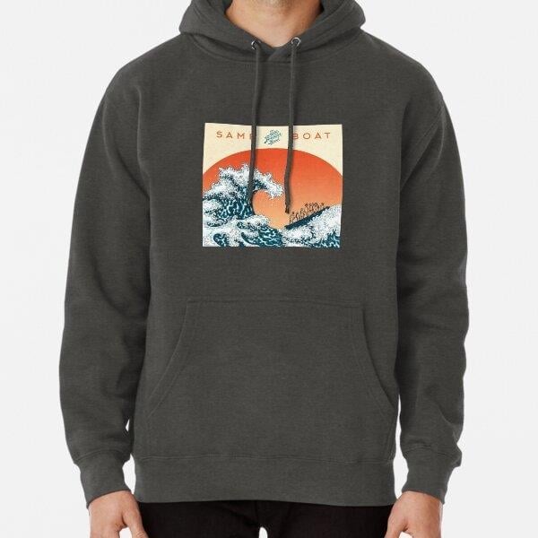 same boat Tasarım Baskılı Kapşonlu Sweatshirt