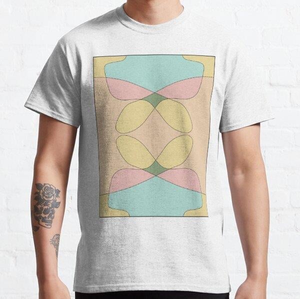 Satisfying pattern Tasarım Baskılı Tişört (bol kalıp t-shirt)