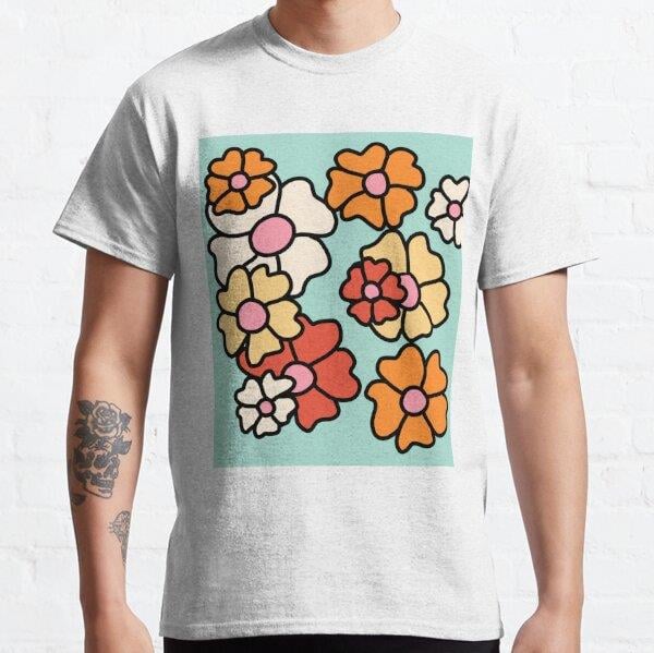 Satisfying pattern Tasarım Baskılı Tişört (bol kalıp t-shirt)