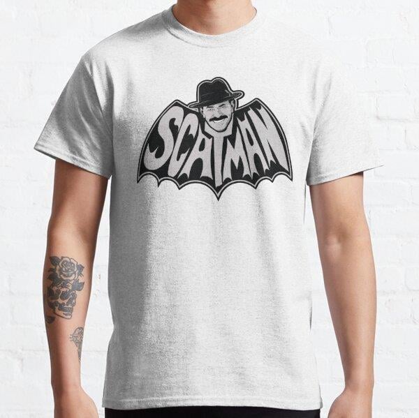 Scatman Tasarım Baskılı Tişört (Bol kalıp t-shirt)