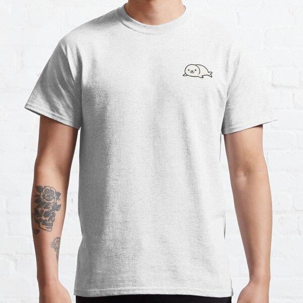 Seal Tasarım Baskılı Tişört (bol kalıp t-shirt)