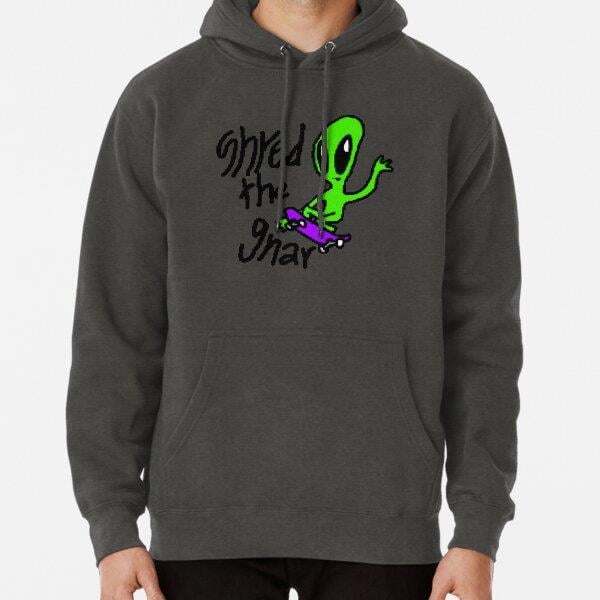 shreddd Tasarım Baskılı Kapşonlu Sweatshirt