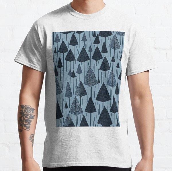 Silent Serenity Tasarım Baskılı Tişört (bol kalıp t-shirt)
