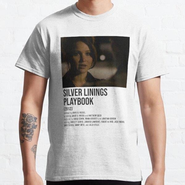 SILVER LININGS PLAYBOOK street POSTER Tasarım Baskılı Tişört (Bol kalıp t-shirt)