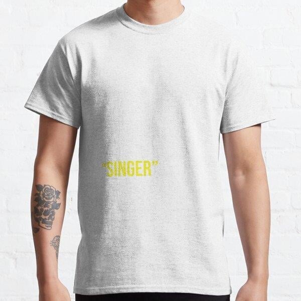 SINGER Tasarım Baskılı Tişört (Bol kesim t-shirt)