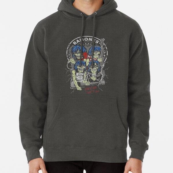 Skull ramon Tasarım Baskılı Kapşonlu Sweatshirt