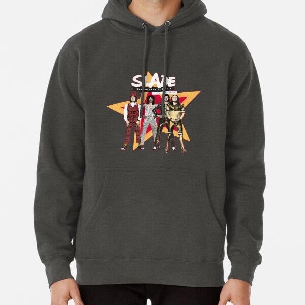 Slade Rock Members Tasarım Baskılı Kapşonlu Sweatshirt