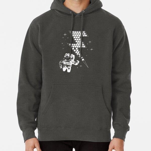 Spaceman Tasarım Baskılı Kapşonlu Sweatshirt