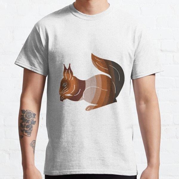 Squirrel - Legendary Animals Tasarım Baskılı Tişört (Bol kesim t-shirt)