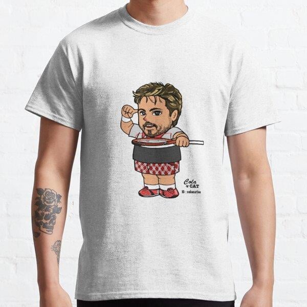 Stanislas Wawrinka Stan Wawrinka Tennis Tasarım Baskılı T-Shirt (bol kalıp tişört)