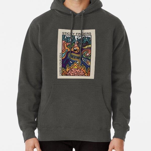 Sticky Fingers - Caress Your Soul Tasarım Baskılı Kapşonlu Sweatshirt