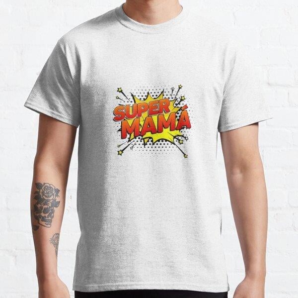 SUPER MOM ! Mothers Day / Birthday Tasarım Baskılı Tişört (bol kalıp t-shirt)