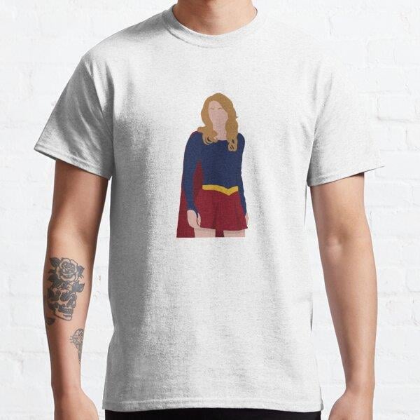 Superhero Tasarım Baskılı Tişört (bol kalıp t-shirt)