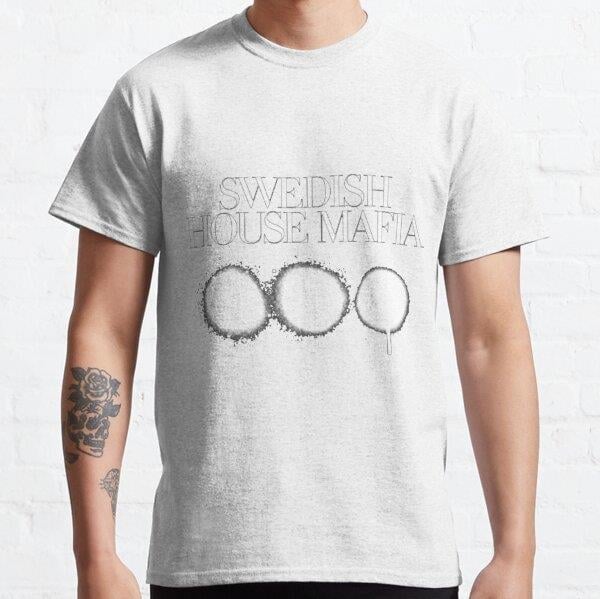 SWEDISH HOUSE MAFIA Essential Tasarım Baskılı Tişört (Bol kalıp t-shirt)