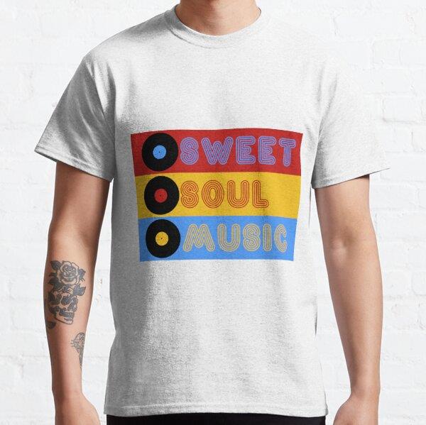 Sweet Soul Music Poster Style Tasarım Baskılı Tişört (Bol kalıp t-shirt)