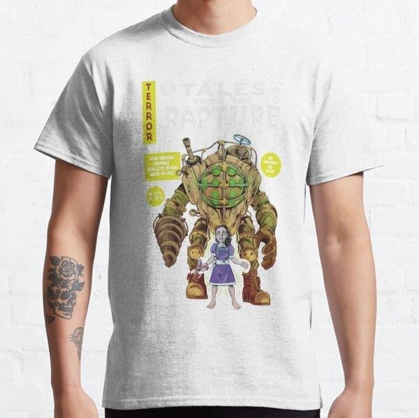 Tales From The Rapture Vintage Comic Parody Tasarım Baskılı T-Shirt (bol kalıp tişört)