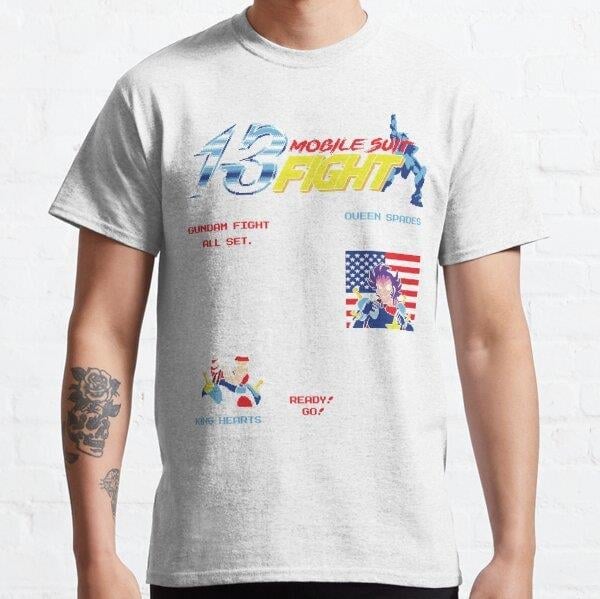 The 13th Fight! Tasarım Baskılı T-Shirt (bol kalıp tişört)