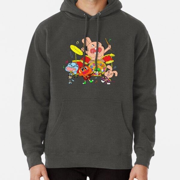 The Band (The Amazing World Of Gumball) Essential T-Shirt Tasarım Baskılı Kapşonlu Sweatshirt