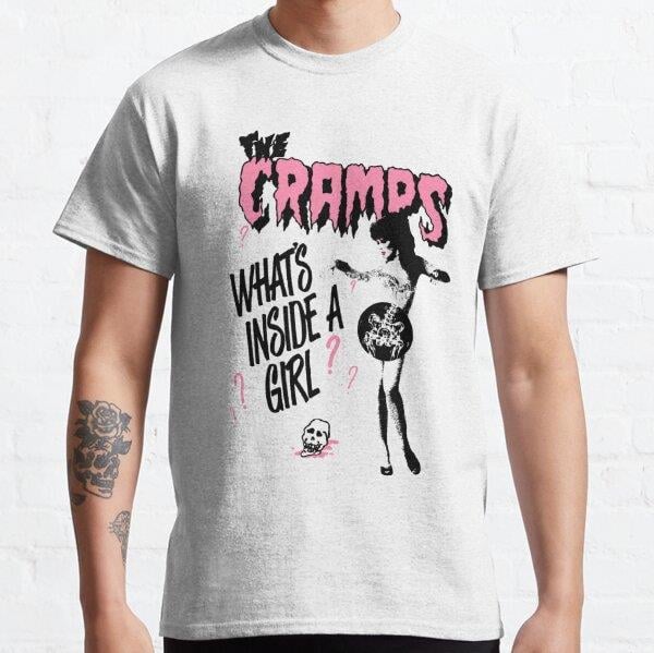 The Cramps Whats Inside A Girl Tasarım Baskılı Tişört (Bol kalıp t-shirt)