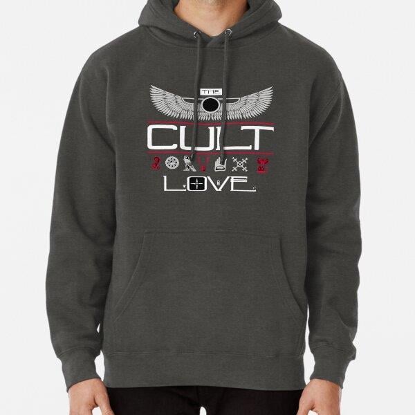 THE CULT LOVE Tasarım Baskılı Kapşonlu Sweatshirt