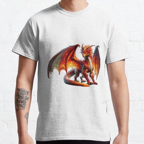 The Devils own Dragon Tasarım Baskılı Tişört (Bol kesim t-shirt)