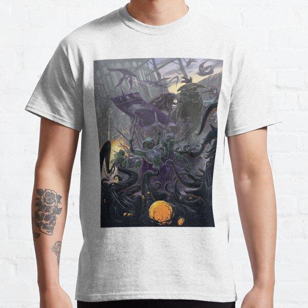 The Fall of Mu by Lee Simpson Tasarım Baskılı Tişört (Rahat kalıp t-shirt)