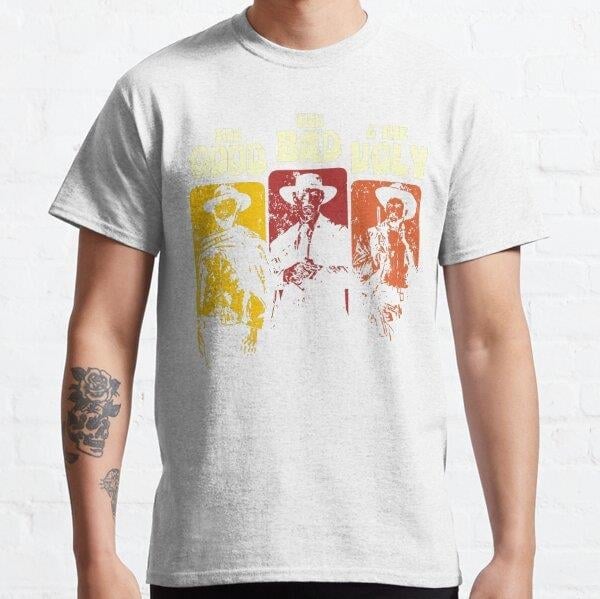 The Good, The Bad, - The Ugly Tasarım Baskılı T-Shirt (bol kalıp tişört)