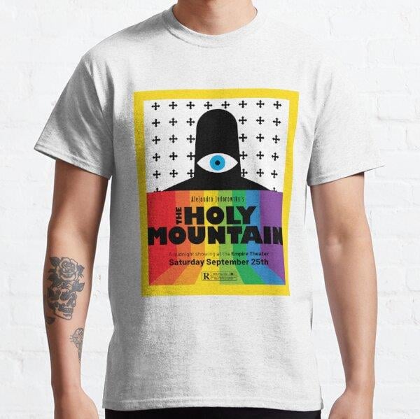 The Holy Mountain (1973 Film) alternative poster Tasarım Baskılı Tişört (Bol kalıp t-shirt)