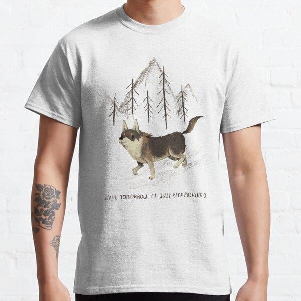 the littlest hobo Tasarım Baskılı Tişört (Rahat Kalıp T-shirt)