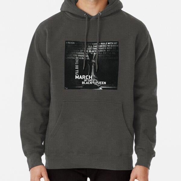 The March of The Black Queen - Queen Tasarım Baskılı Kapşonlu Sweatshirt