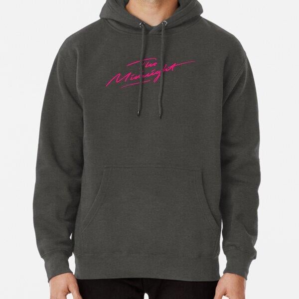 The Midnight Flat Pink Logo Tasarım Baskılı Kapşonlu Sweatshirt