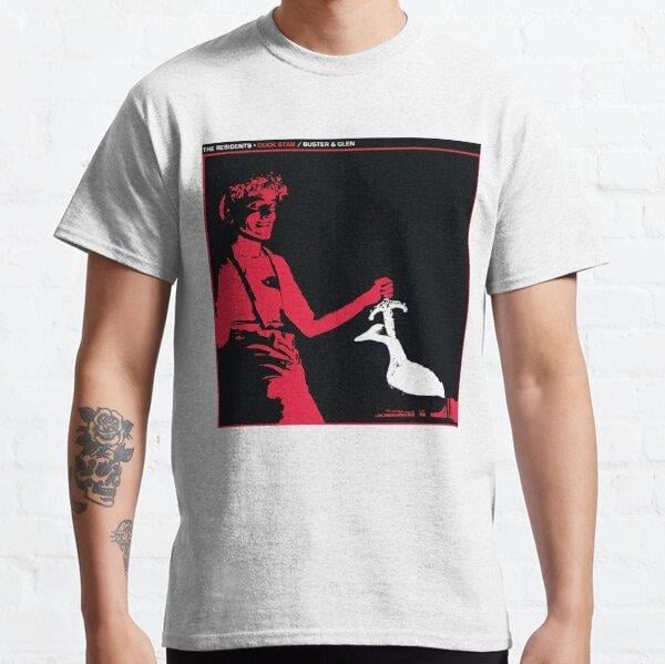 The Residents - Duck Stab! / Buster and Glen (1978) Tasarım Baskılı Tişört (Bol kalıp t-shirt)