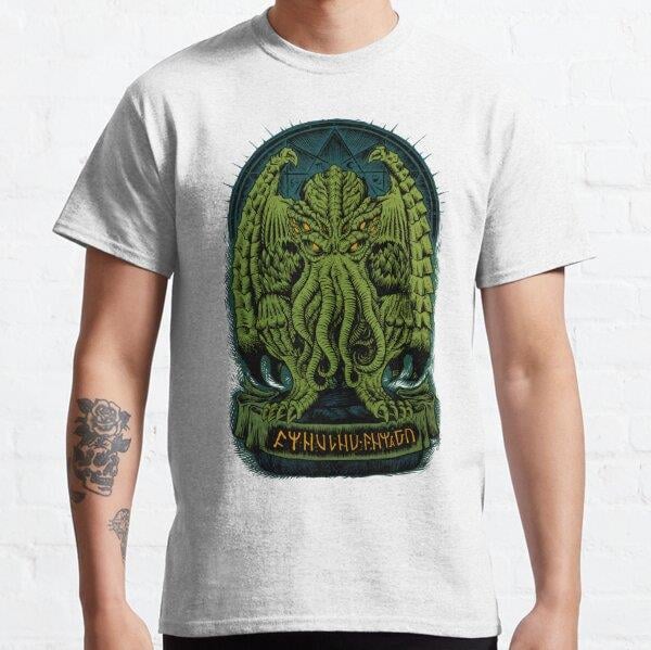 The Sleeper of Rlyeh Tasarım Baskılı T-Shirt (bol kalıp tişört)