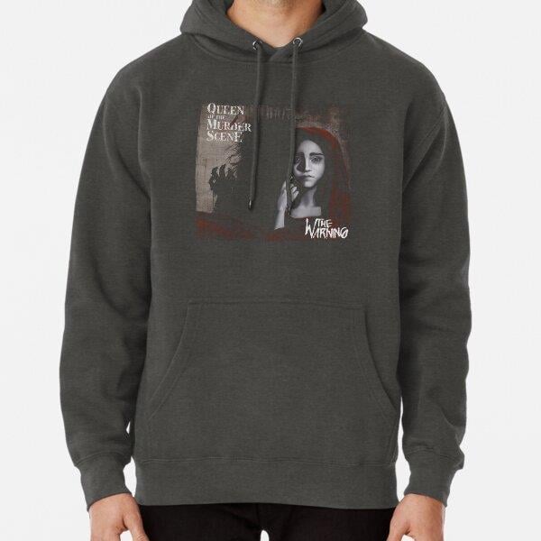 THE WARNING BAND Tasarım Baskılı Kapşonlu Sweatshirt