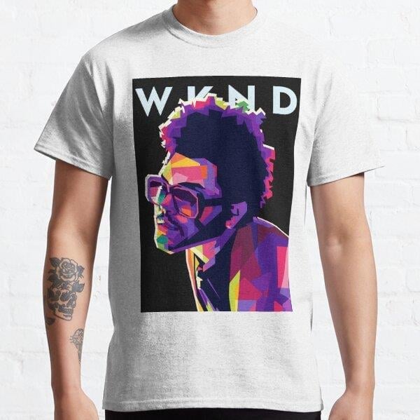 The Weekend Wpap Art Tasarım Baskılı Tişört (Bol kalıp t-shirt)