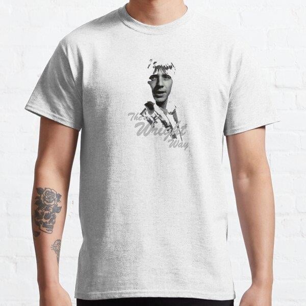 The Wright Way Tasarım Baskılı Tişört (Bol kalıp t-shirt)