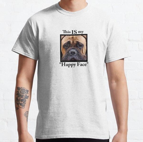 This IS my Happy Face Tasarım Baskılı Tişört (Rahat Kalıp T-shirt)