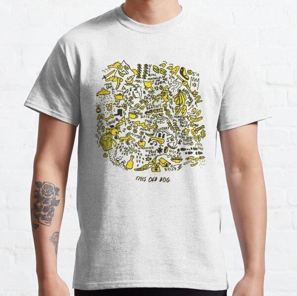 This Old Dog Tasarım Baskılı Tişört (Rahat Kalıp T-shirt)