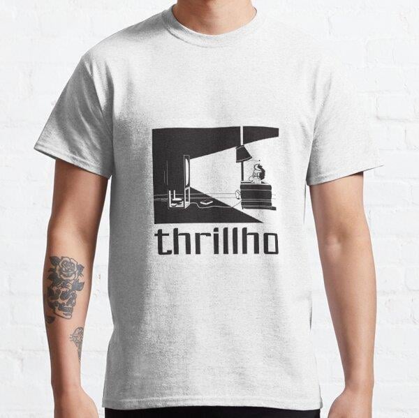 Thrillhouse Tasarım Baskılı Unisex Tişört (Bol kalıp t-shirt)