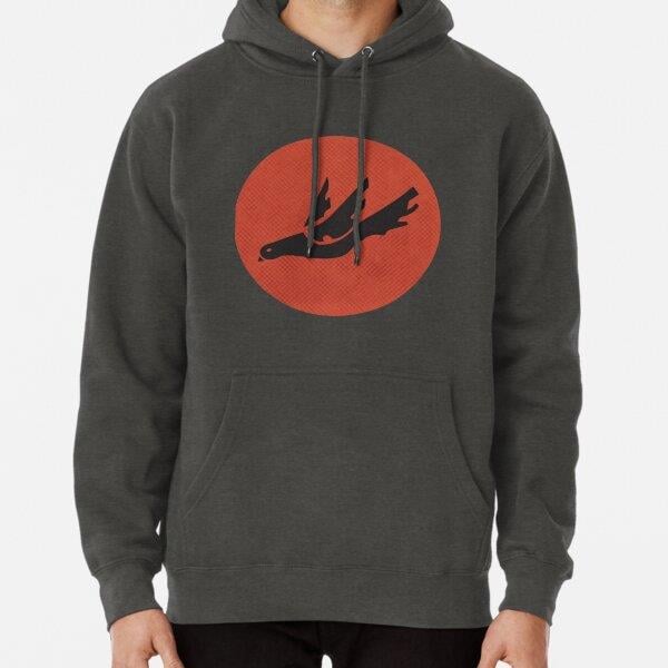 Thursday Band Dove Logo (Orange Circle) Classic Tasarım Baskılı Kapşonlu Sweatshirt