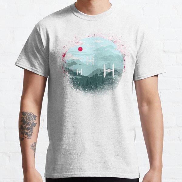 Tie Fighters At Dawn Tasarım Baskılı T-Shirt (bol kalıp tişört)