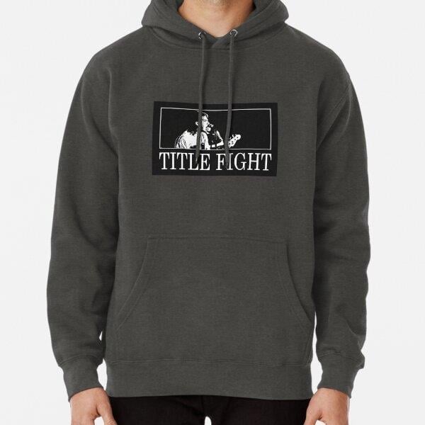 Title fight rock shoegaze band Tasarım Baskılı Kapşonlu Sweatshirt