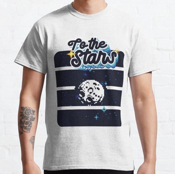 To the stars Tasarım Baskılı Tişört (Bol kesim t-shirt)