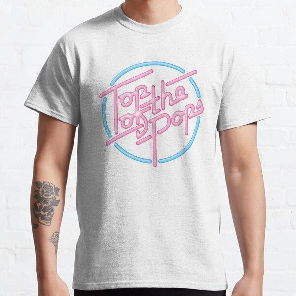 Top of the Pops Tasarım Baskılı Tişört (Bol kalıp t-shirt)