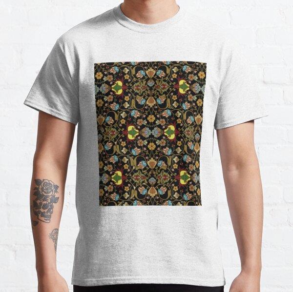 Traditional patterns Tasarım Baskılı Tişört (bol kalıp t-shirt)