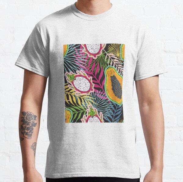 TROPICAL PATTERNS  Tasarım Baskılı Tişört (bol kalıp t-shirt)