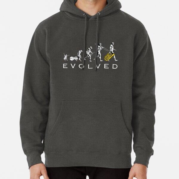 Tuba Evolution Tasarım Baskılı Kapşonlu Sweatshirt