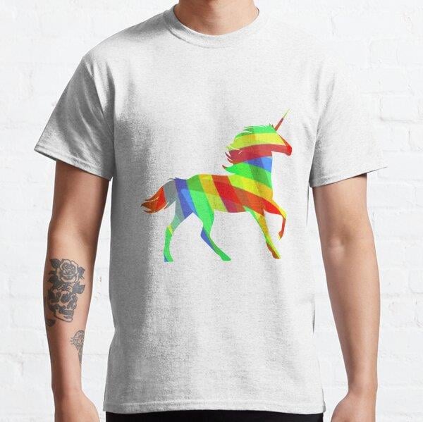 UNICORN MOSAIC Tasarım Baskılı Tişört (Bol kesim t-shirt)